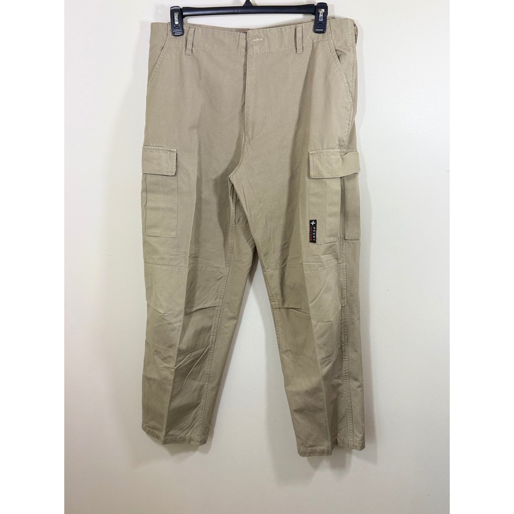 Suisse Sport Men's L Khaki Cargo Pants 36x31 Tactical Hiking Gorpcore Workwear